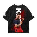 RCB King Acid Wash Oversized Tee