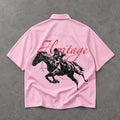 Heritage Pink Stripe Boxy Fit Shirt
