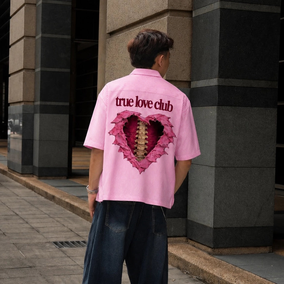 Love Club Boxy Stripe Shirt