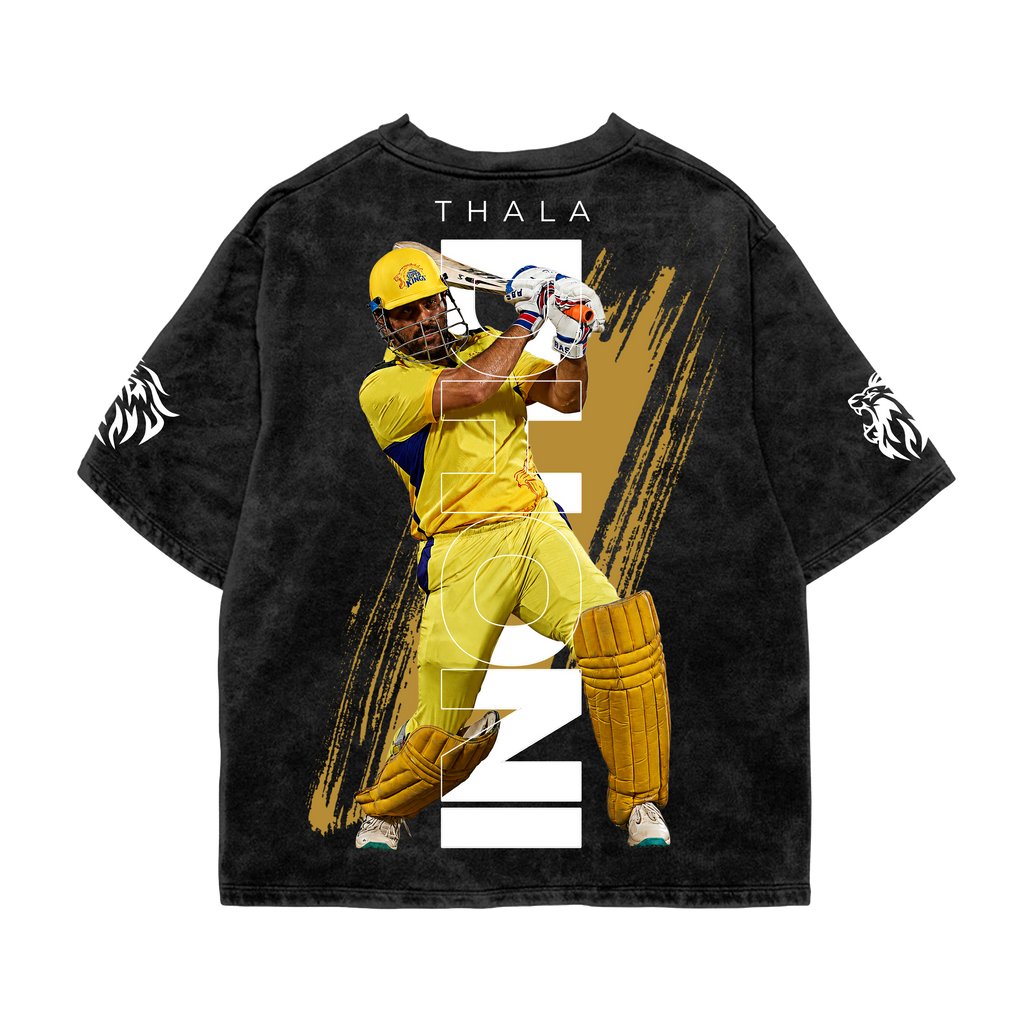 Captain Cool Acid Wash Oversized Tee
