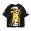 Captain Cool Acid Wash Oversized Tee
