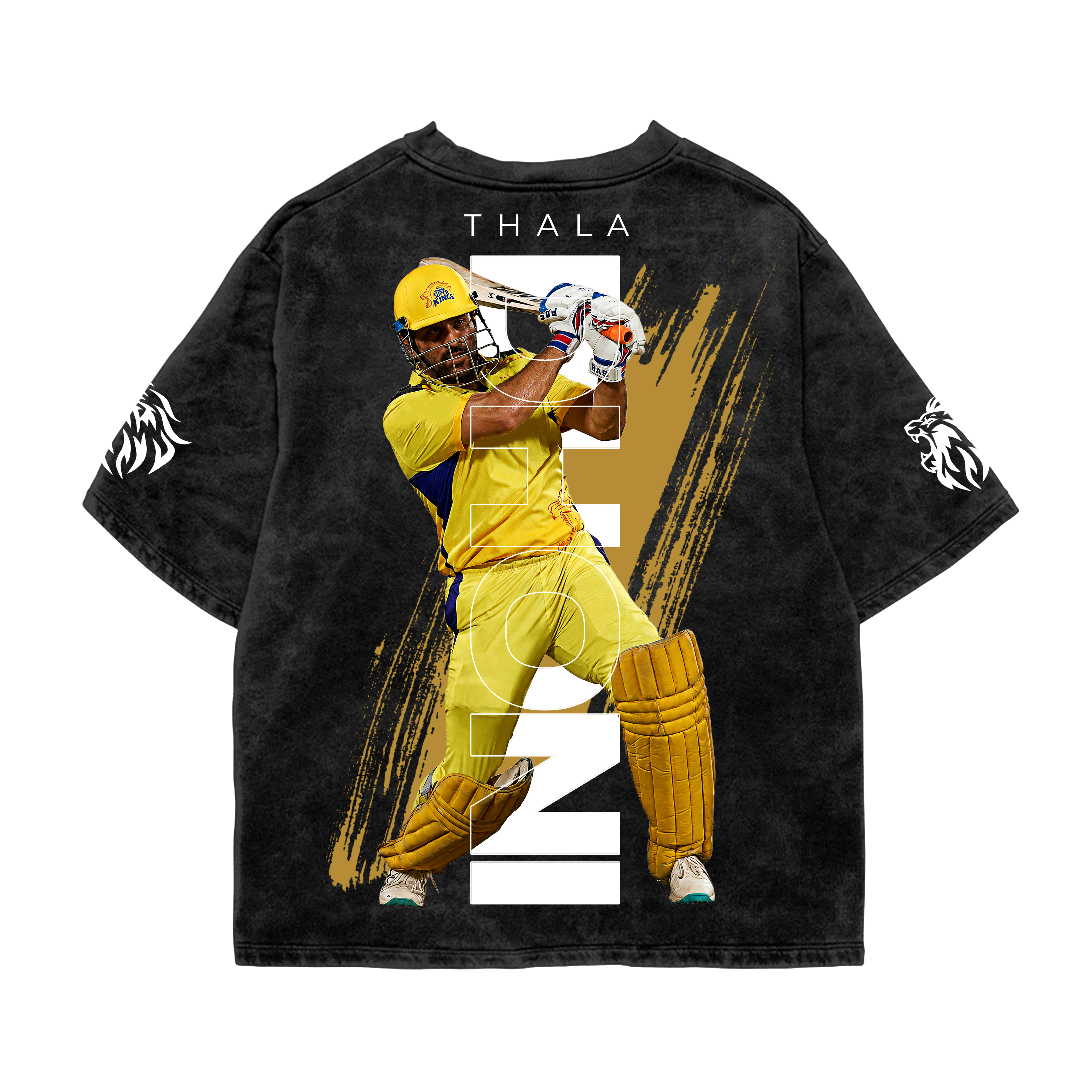 Captain Cool Acid Wash Oversized Tee