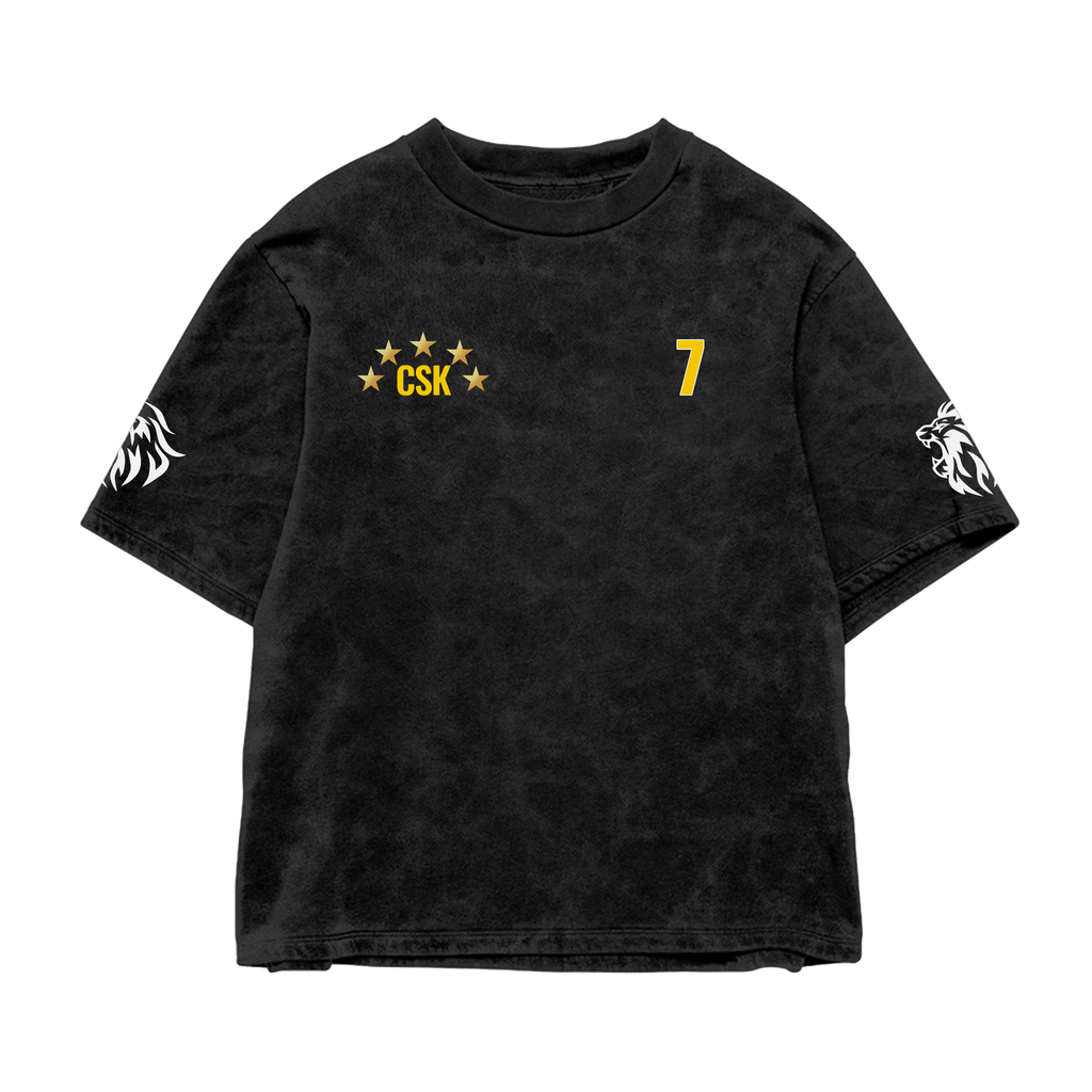 Captain Cool Acid Wash Oversized Tee