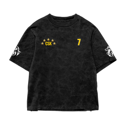 Captain Cool Acid Wash Oversized Tee