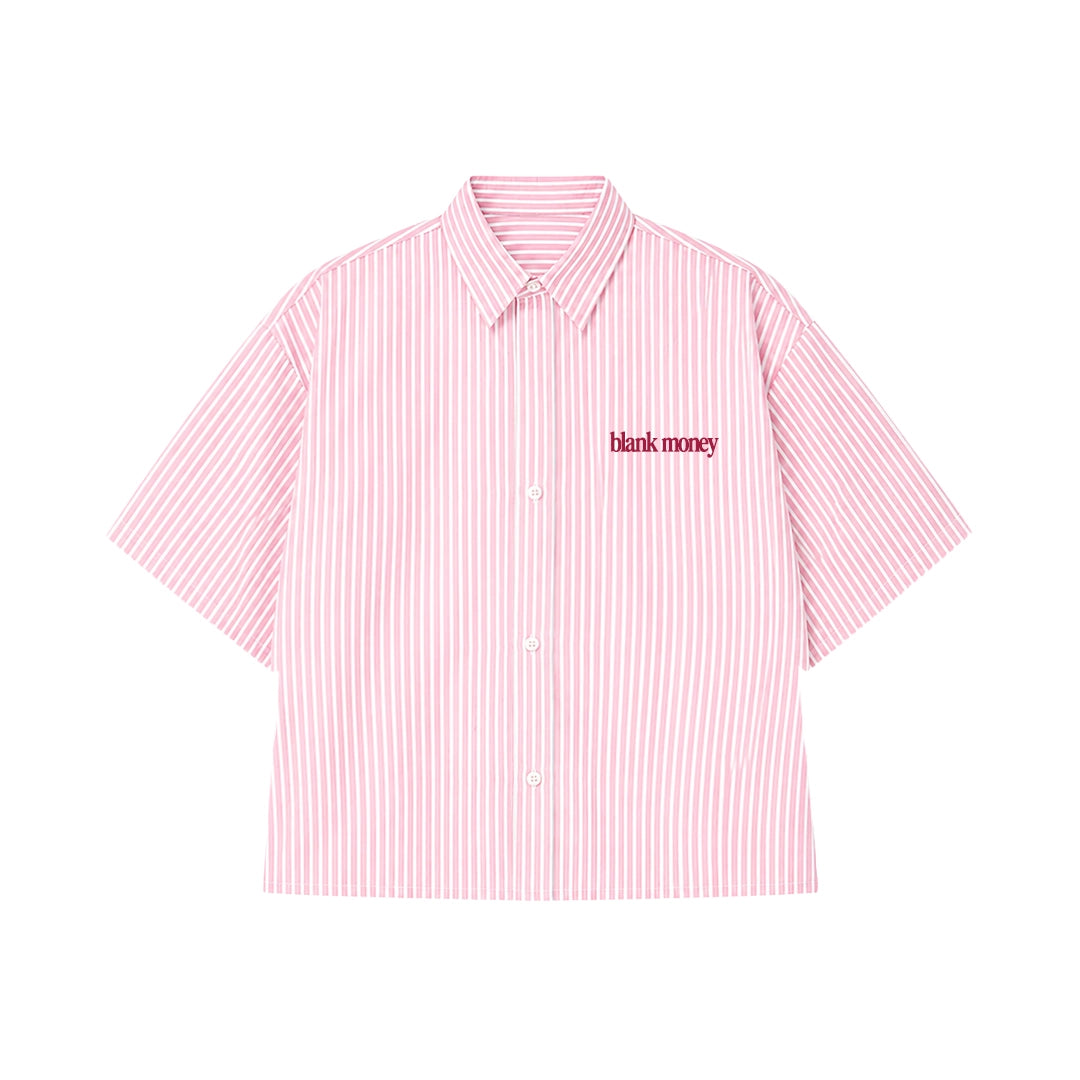 Heritage Pink Stripe Boxy Fit Shirt