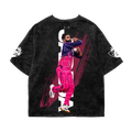 Spin King Acid Wash Oversized Tee