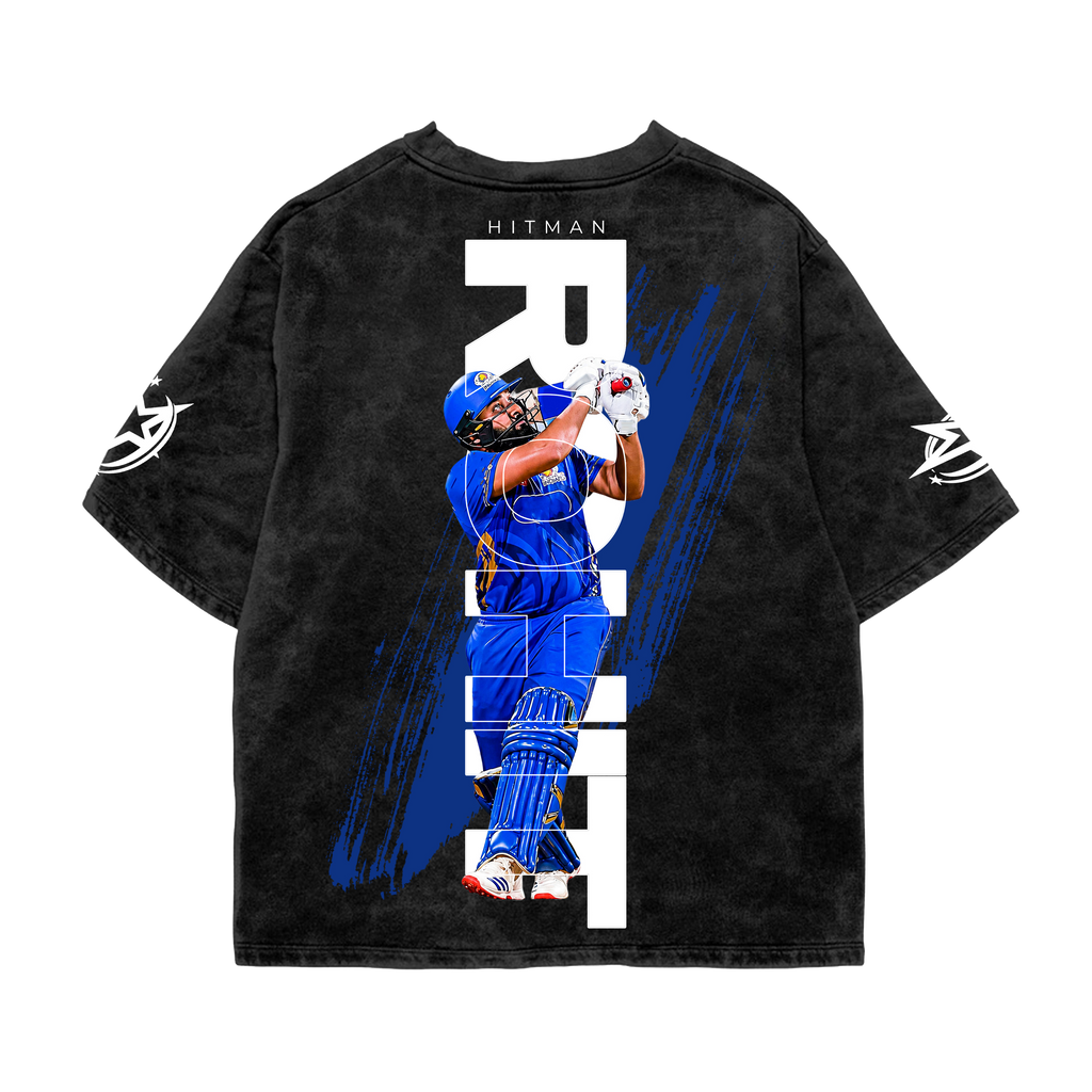 Hitman Acid Wash Oversized Tee