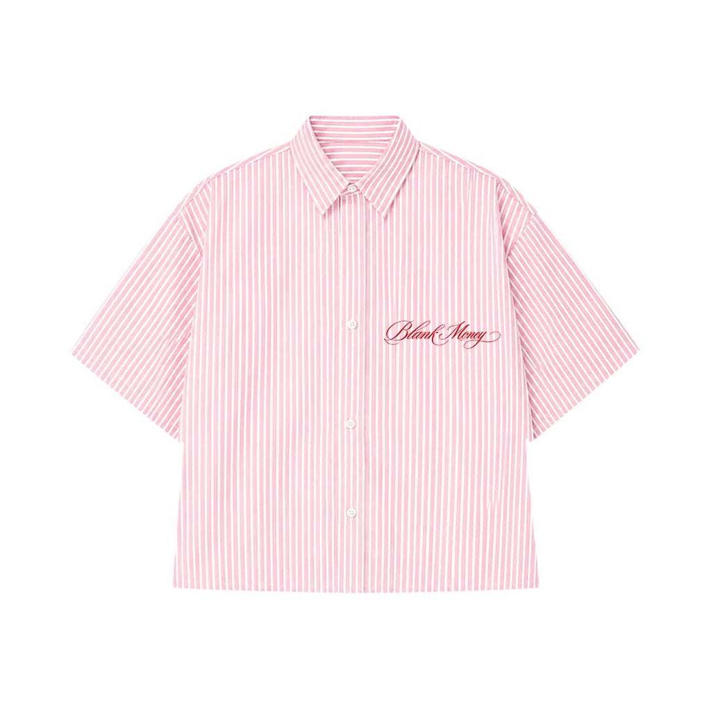 Heritage Pink Stripe Boxy Fit Shirt