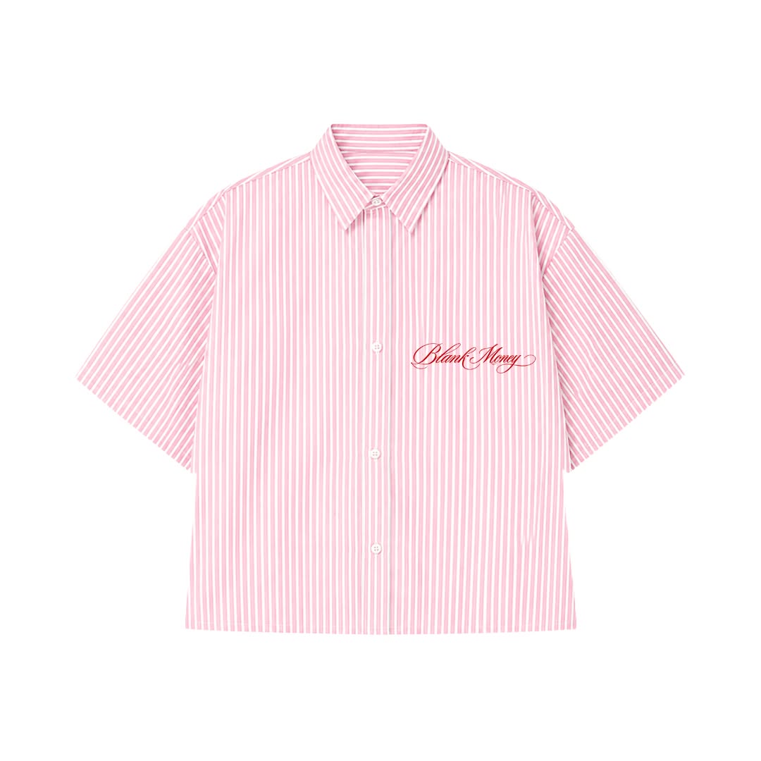 Heritage Pink Stripe Boxy Fit Shirt