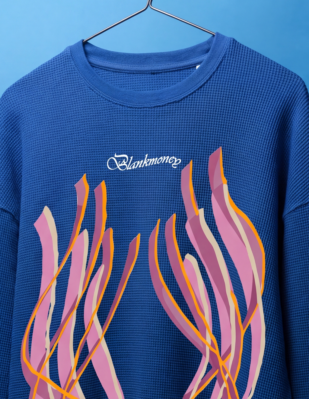 Deep Sea Coral Waffle Knit Tshirt