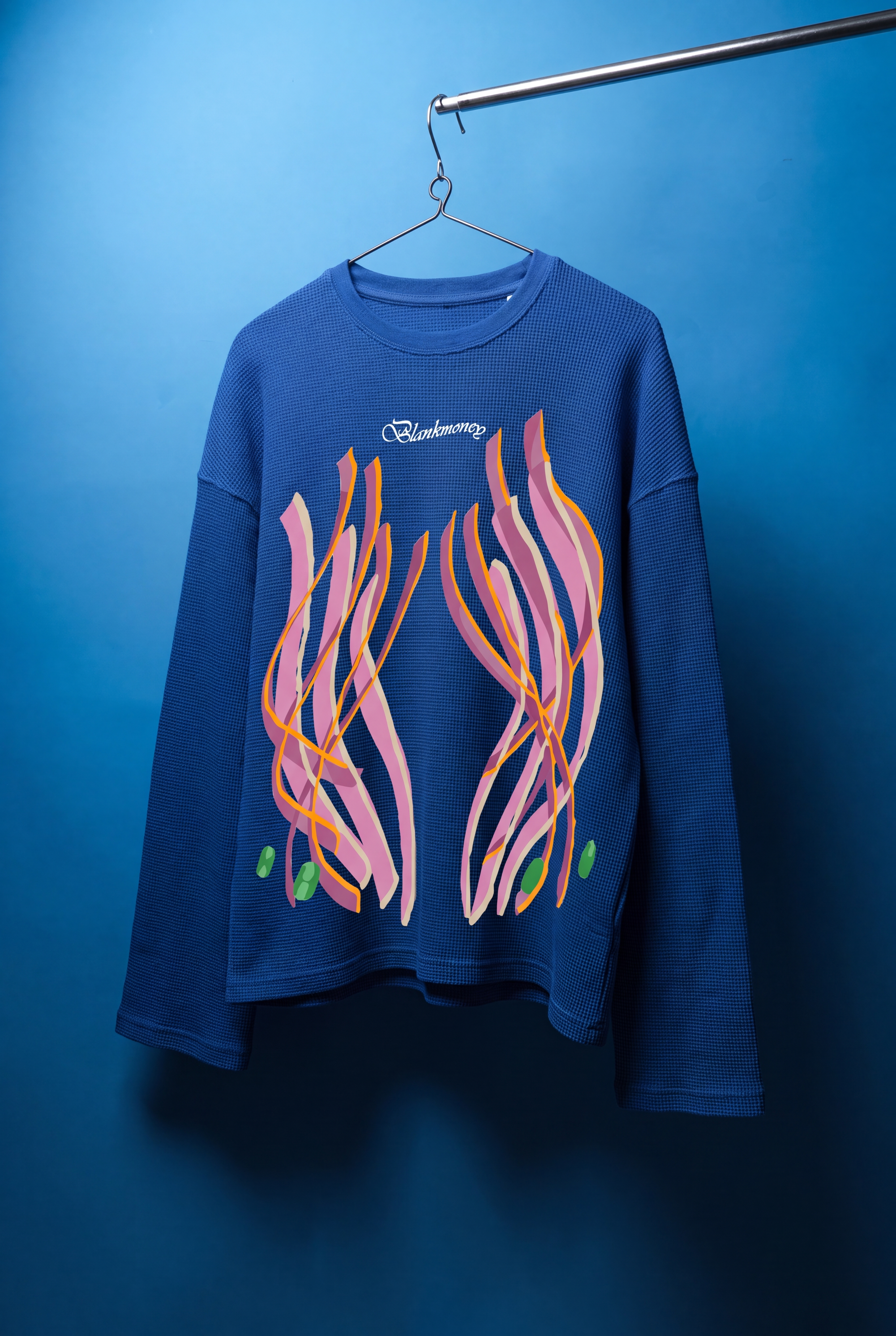 Deep Sea Coral Waffle Knit Tshirt