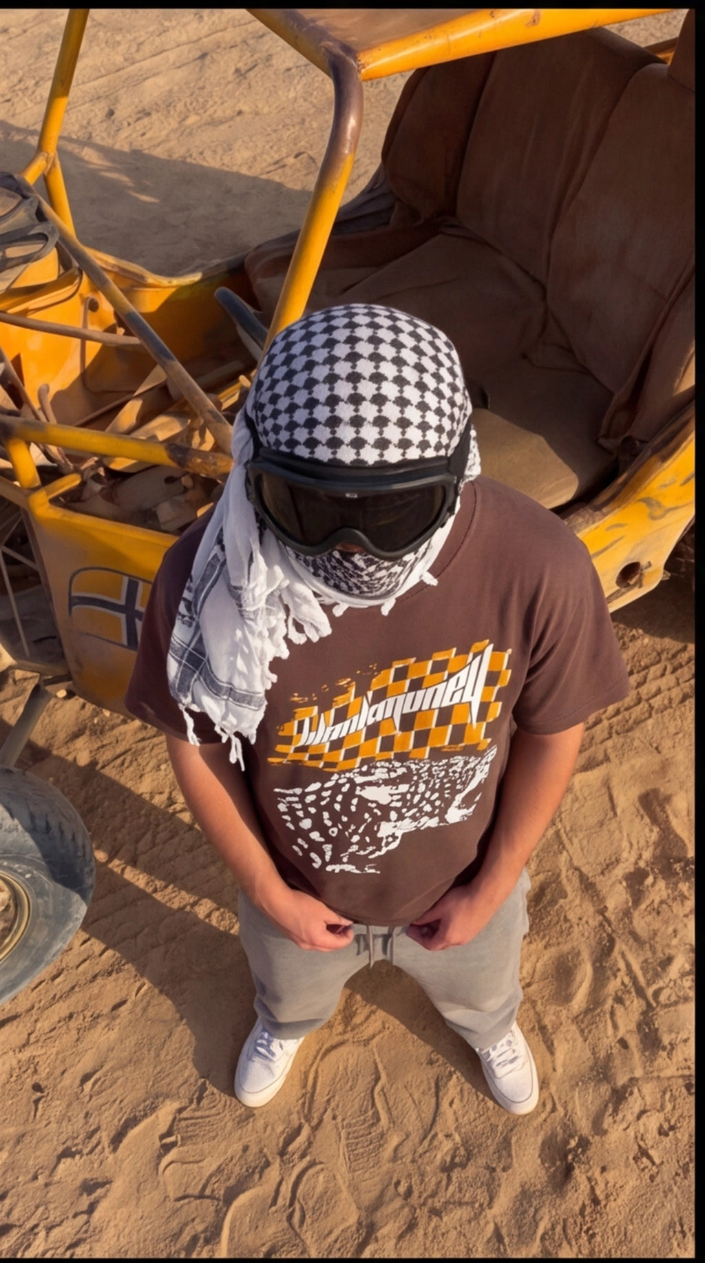 Dusty Brown Racing Tshirt