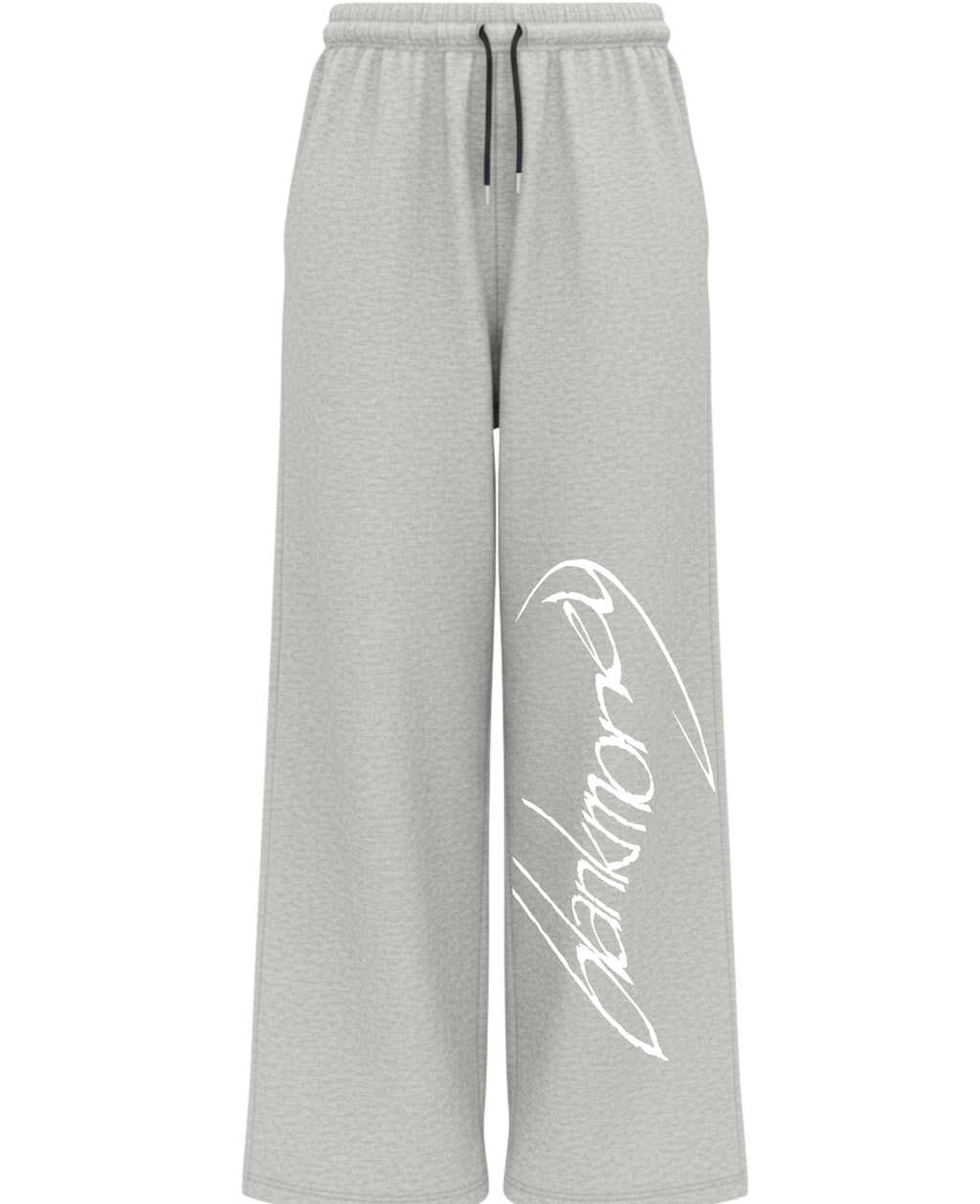 Grey Cotton Joggers Front Design