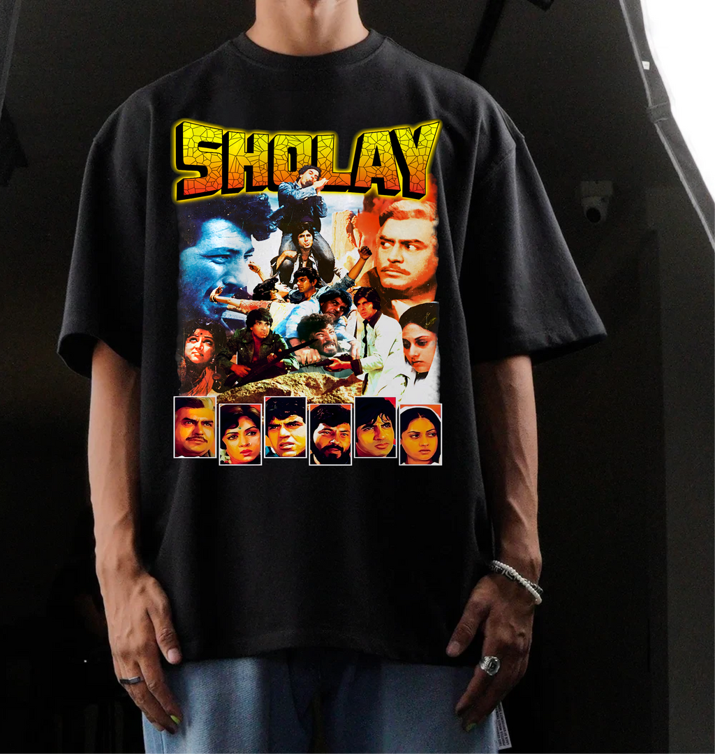 Sholay Tshirt Badshah Vintage