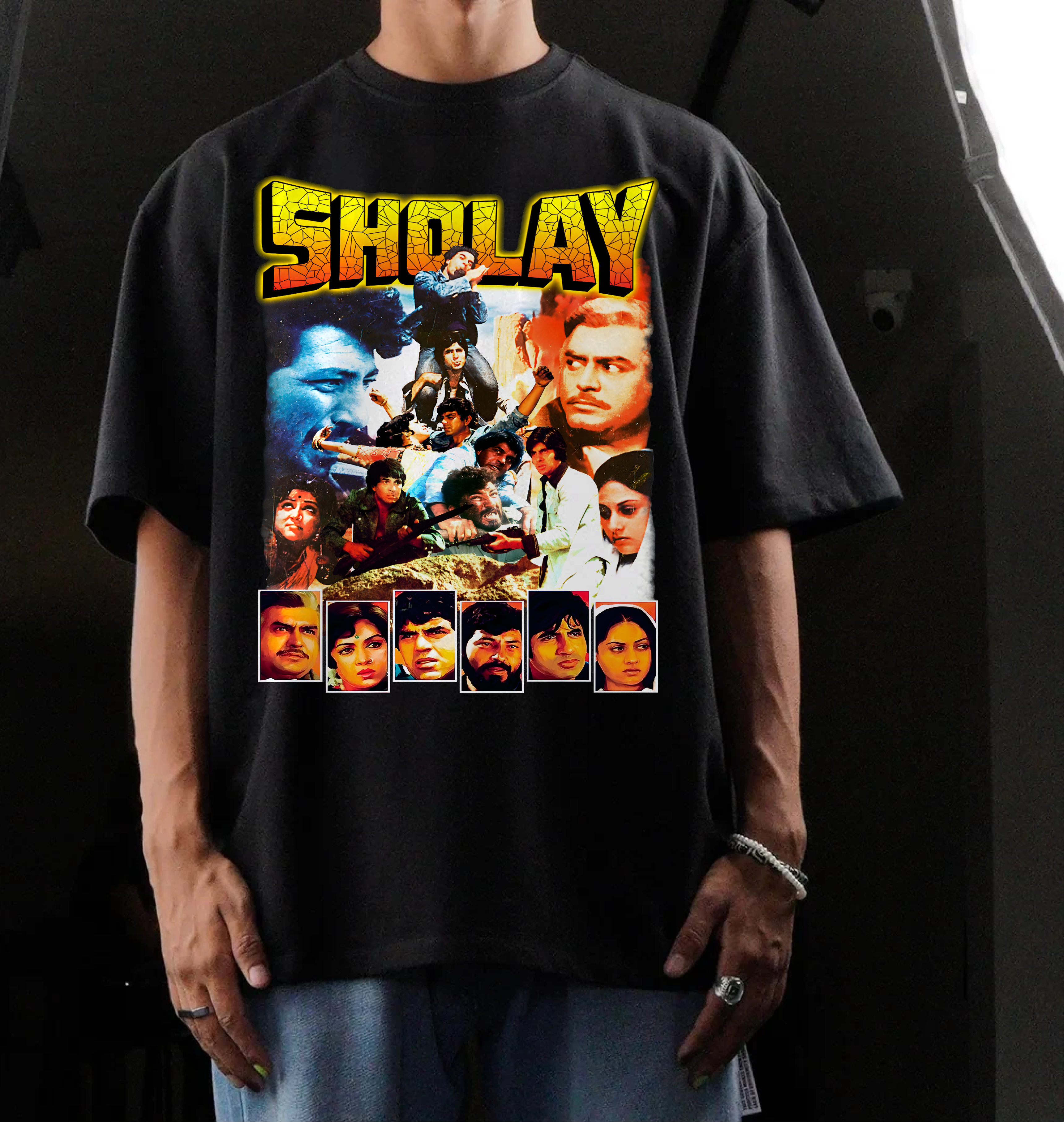 Sholay Tshirt Badshah Vintage