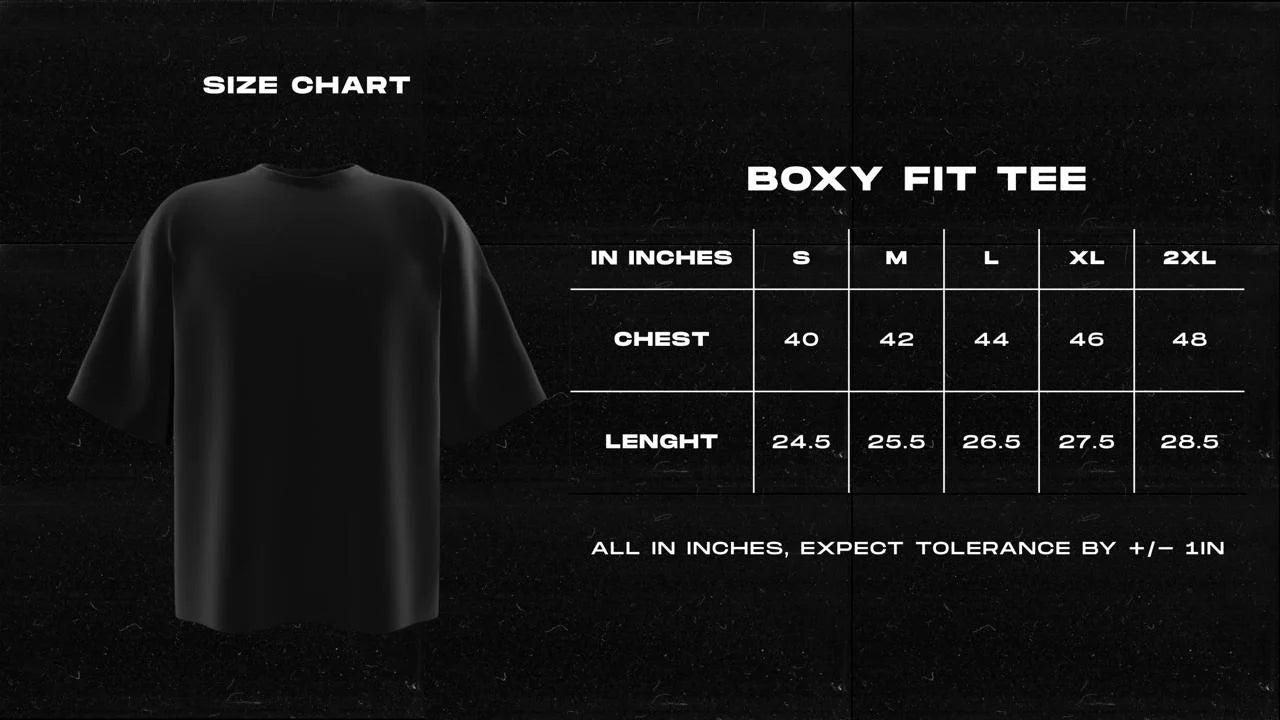 Bullish on Blue Tshirt size chart
